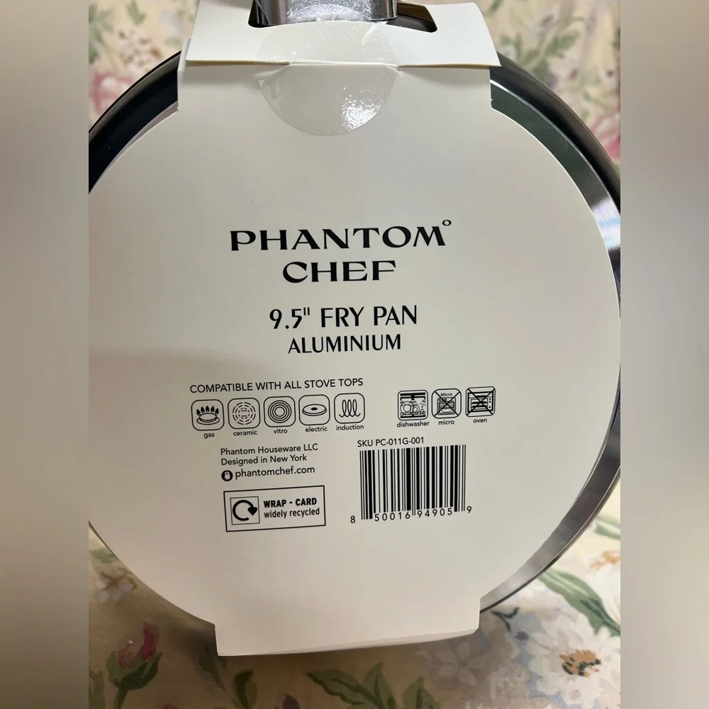 Phantom Chef 9.5”& 8” aluminum fry pan